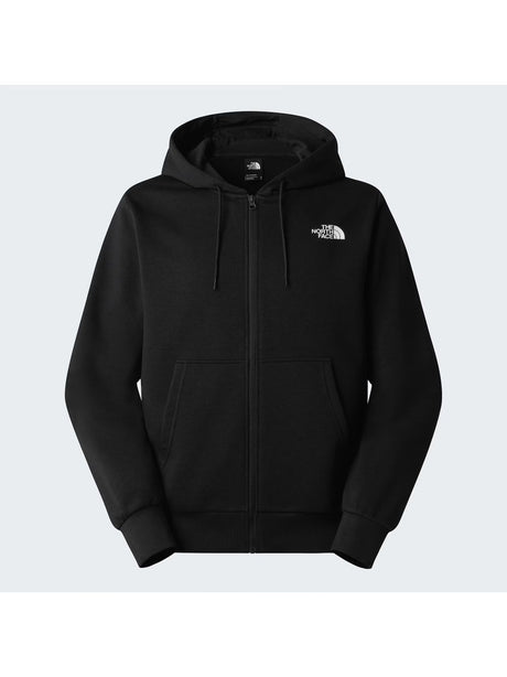 Felpa The North Face SIMPLE DOME LIGHT REGULAR FULL ZIP HOO Uomo - Nero