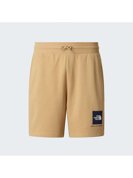 Pantaloncino Felpa The North Face BOX NSE LIGHT REGULAR SHORTS Uomo - Beige
