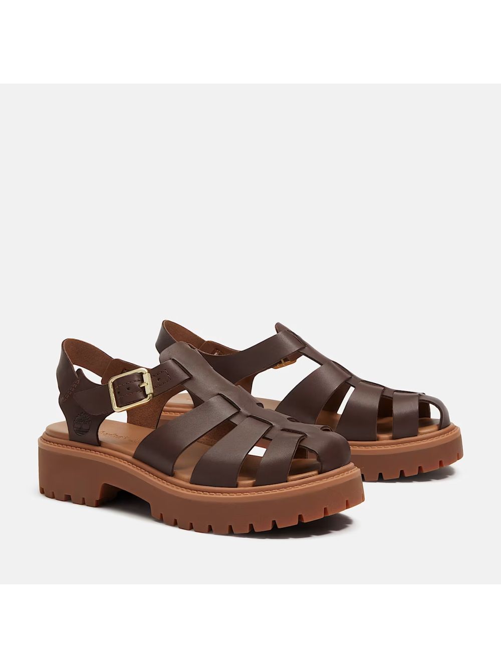 Sandali Timberland Fisherman con Plateau Stone Street Donna - Marrone