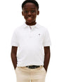 Polo Tommy Hilfiger Bambino - Bianco