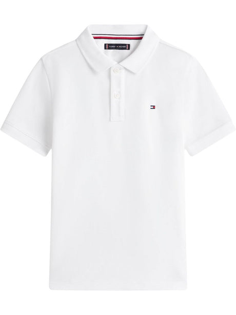 Polo Tommy Hilfiger Bambino - Bianco