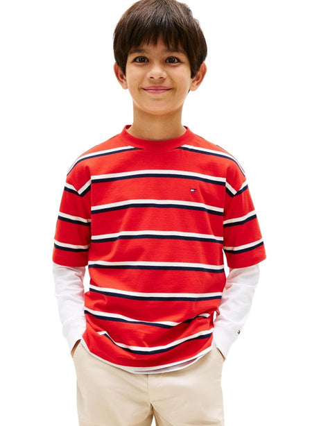 T-shirt Tommy Hilfiger Bambino - Rosso