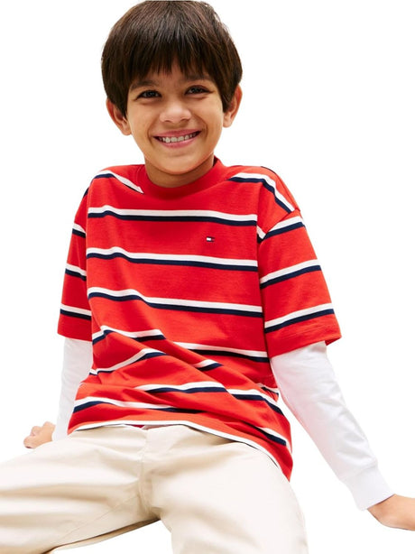 T-shirt Tommy Hilfiger Bambino - Rosso