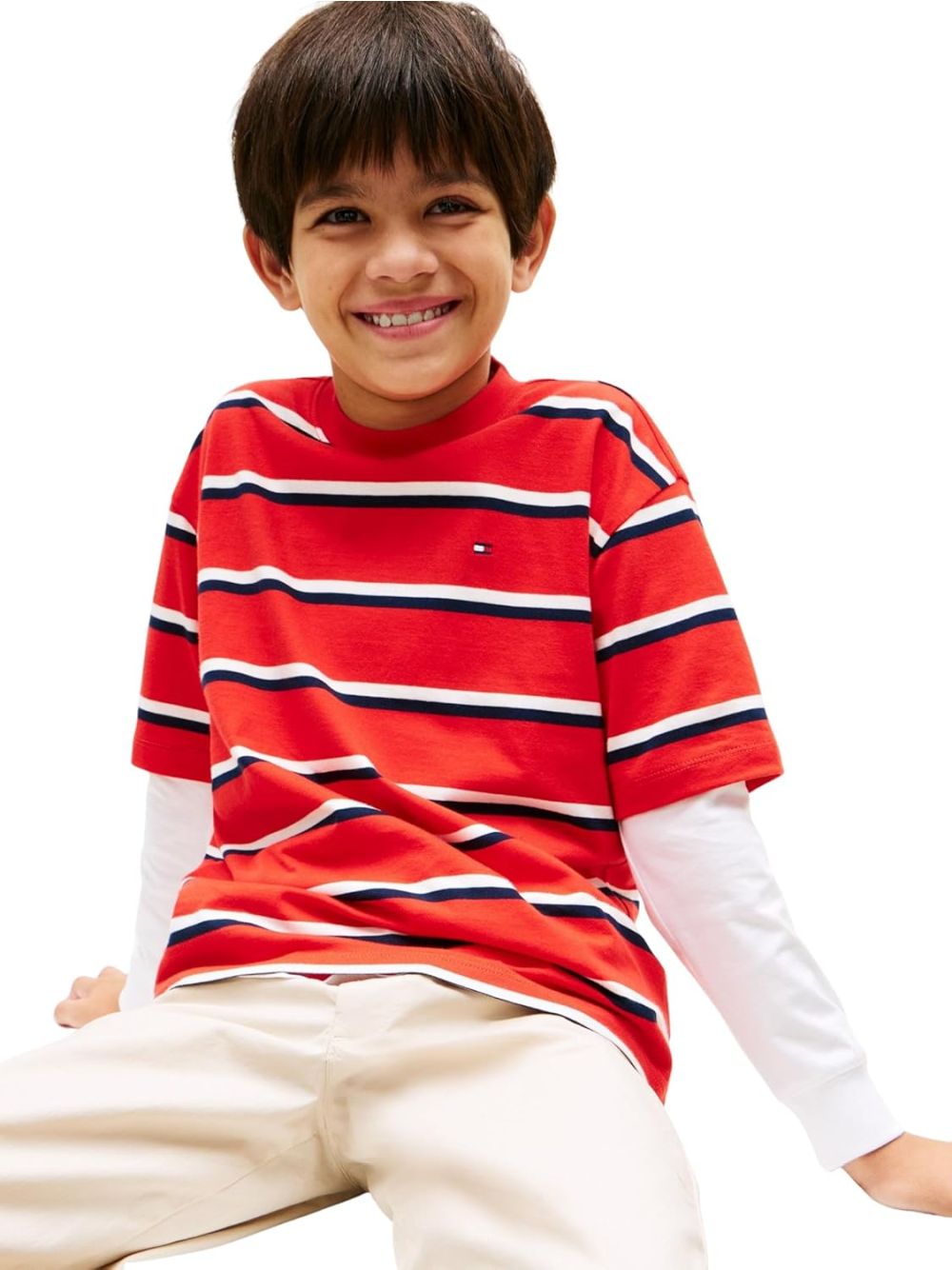 T-shirt Tommy Hilfiger Bambino - Rosso
