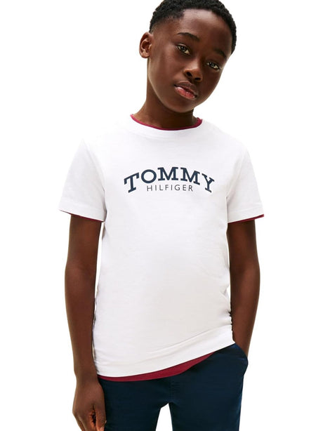 T-shirt Tommy Hilfiger Bambino - Bianco