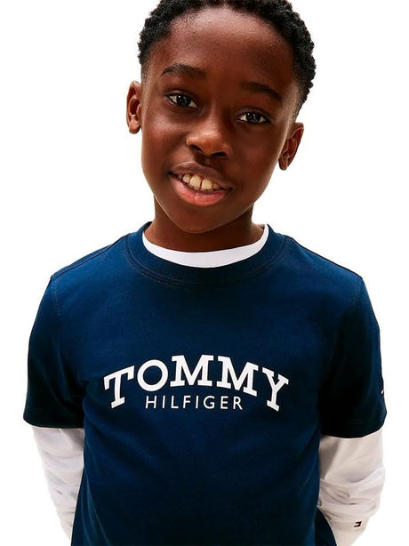 T-shirt Tommy Hilfiger Bambino - Bianco