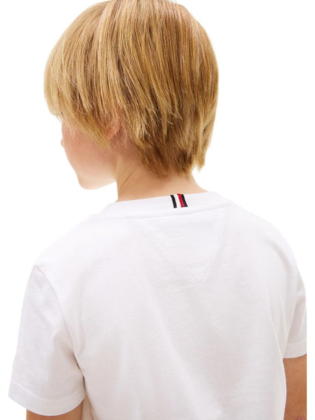 T-shirt Tommy Hilfiger Bambino - Bianco