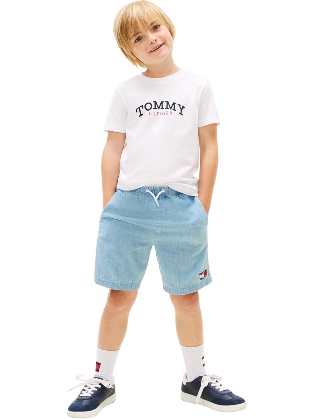 T-shirt Tommy Hilfiger Bambino - Bianco