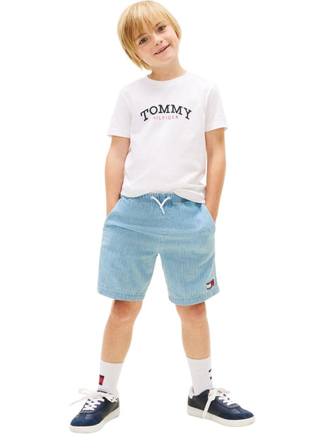 T-shirt Tommy Hilfiger Bambino - Bianco
