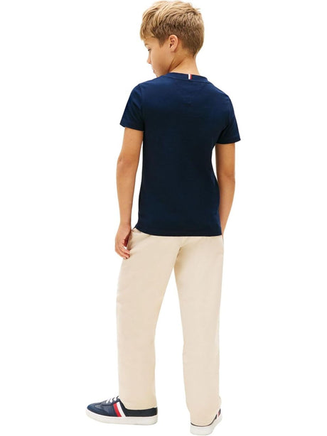 T-shirt Tommy Hilfiger Bambino - Navy