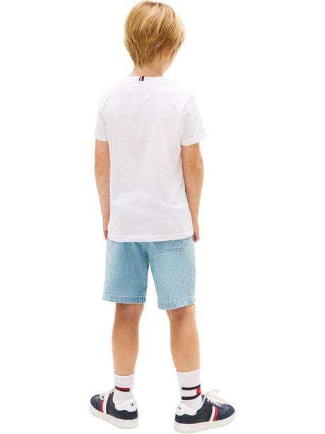 T-shirt Tommy Hilfiger Bambino - Bianco