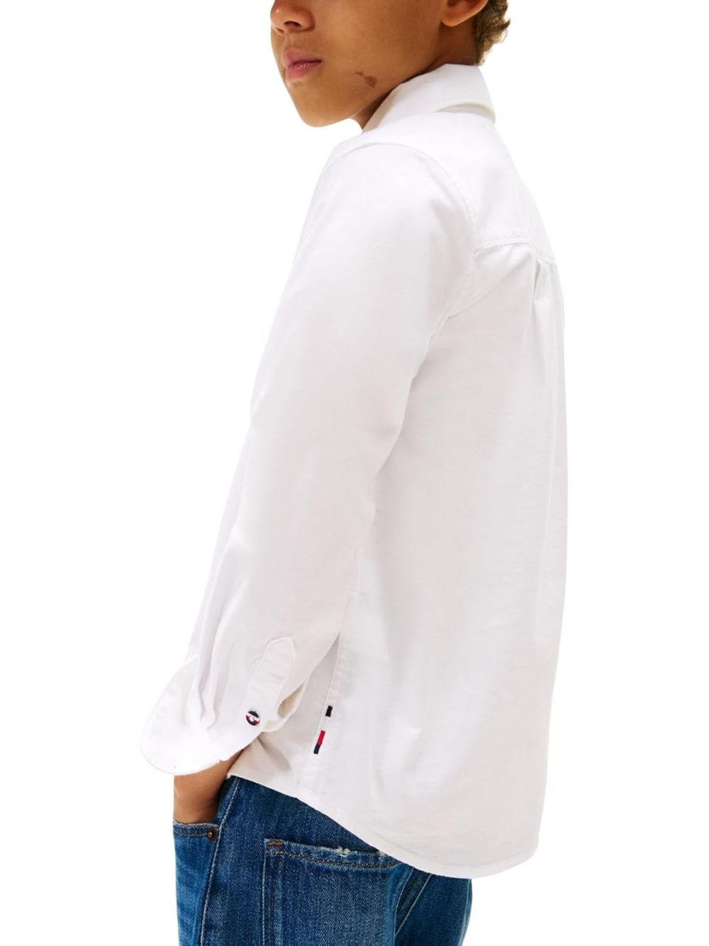 Camicia Tommy Hilfiger Bambino - Bianco