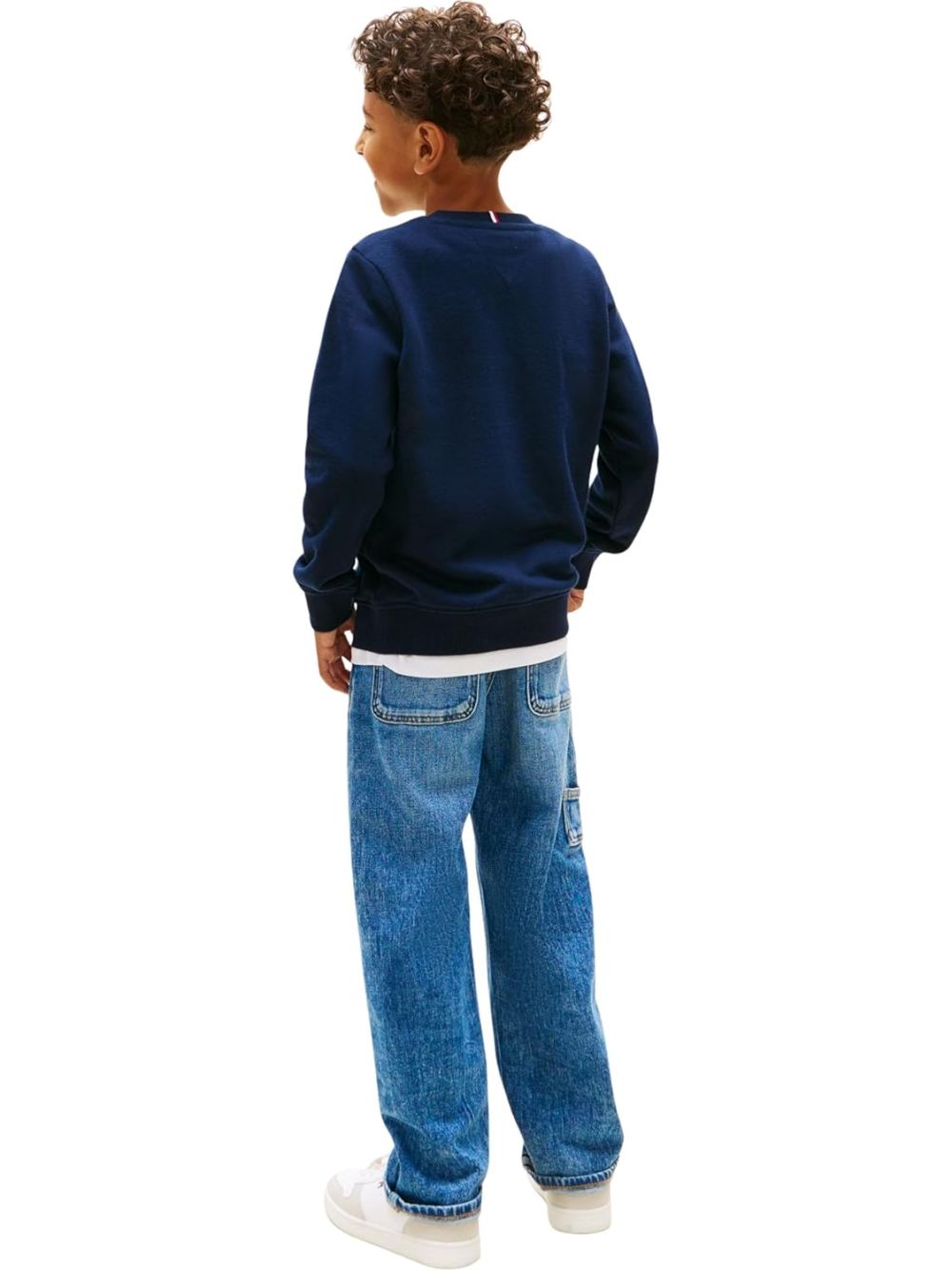 Felpa Tommy Hilfiger Bambino - Navy