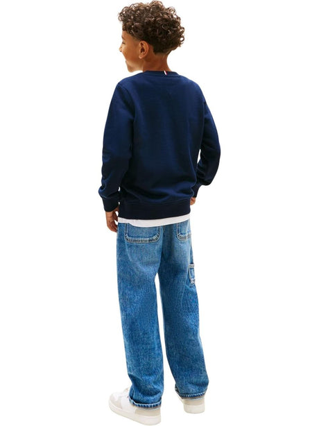 Felpa Tommy Hilfiger Bambino - Navy