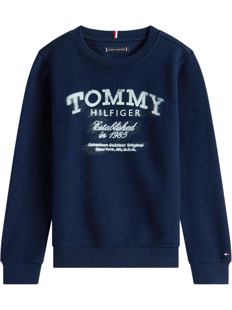 Felpa Tommy Hilfiger Bambino - Navy