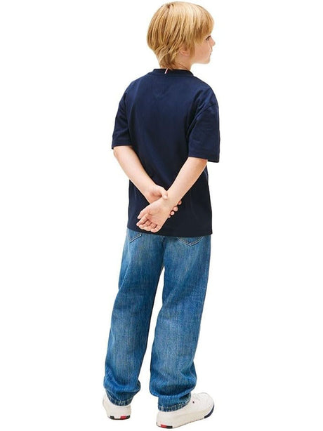 T-shirt Tommy Hilfiger Bambino - Navy