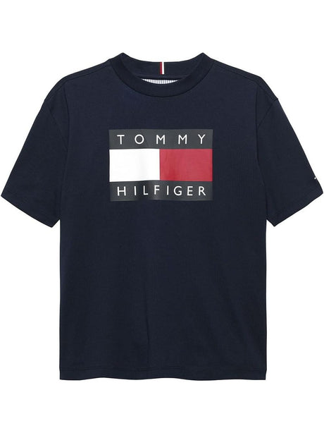 T-shirt Tommy Hilfiger Bambino - Navy