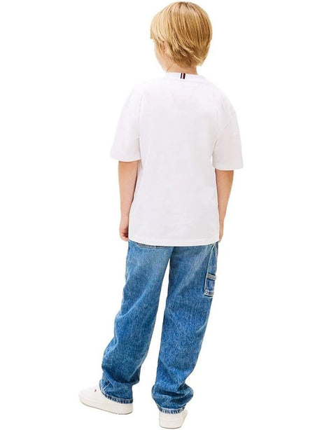 T-shirt Tommy Hilfiger Bambino - Bianco