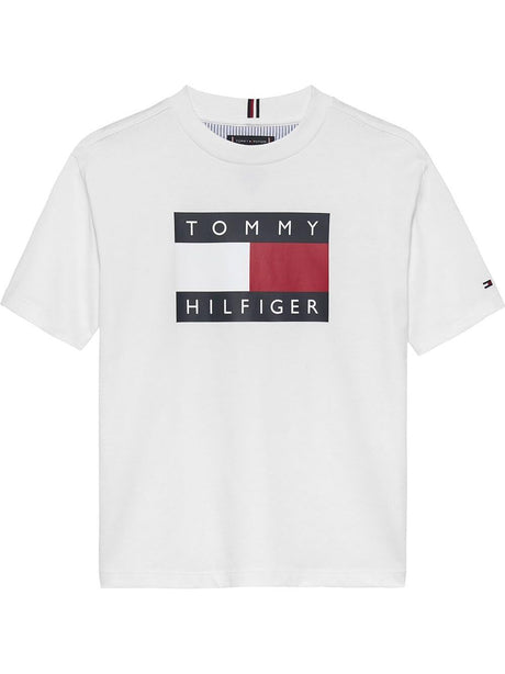 T-shirt Tommy Hilfiger Bambino - Bianco