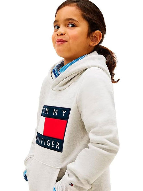 Felpa Tommy Hilfiger Bambino - Grigio