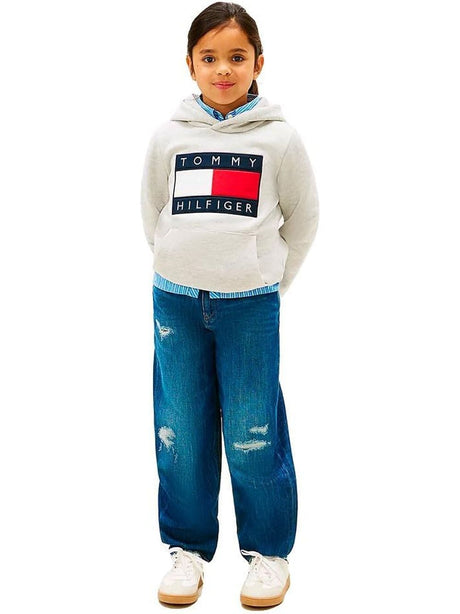 Felpa Tommy Hilfiger Bambino - Grigio