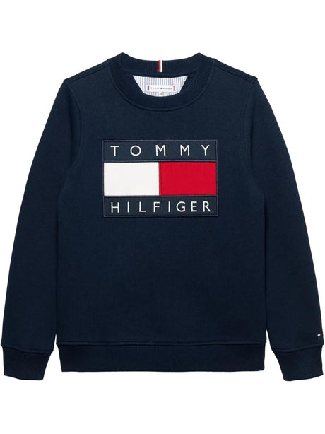 Felpa Tommy Hilfiger Bambino - Navy
