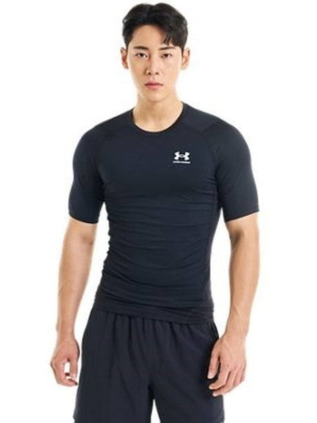 T-shirt Sportiva Under Armour HeatGear Uomo - Nero