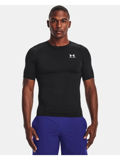 T-shirt Sportiva Under Armour HeatGear Uomo - Nero