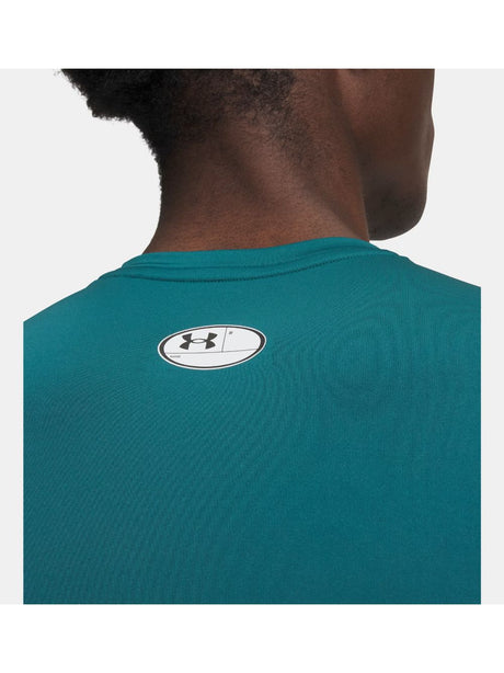 T-shirt Sportiva Under Armour HeatGear Uomo - Verde
