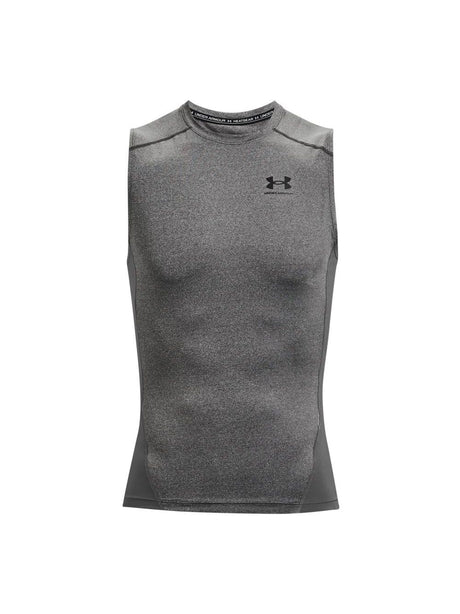 Canottiera Sportiva Under Armour HeatGear Compression Uomo - Grigio