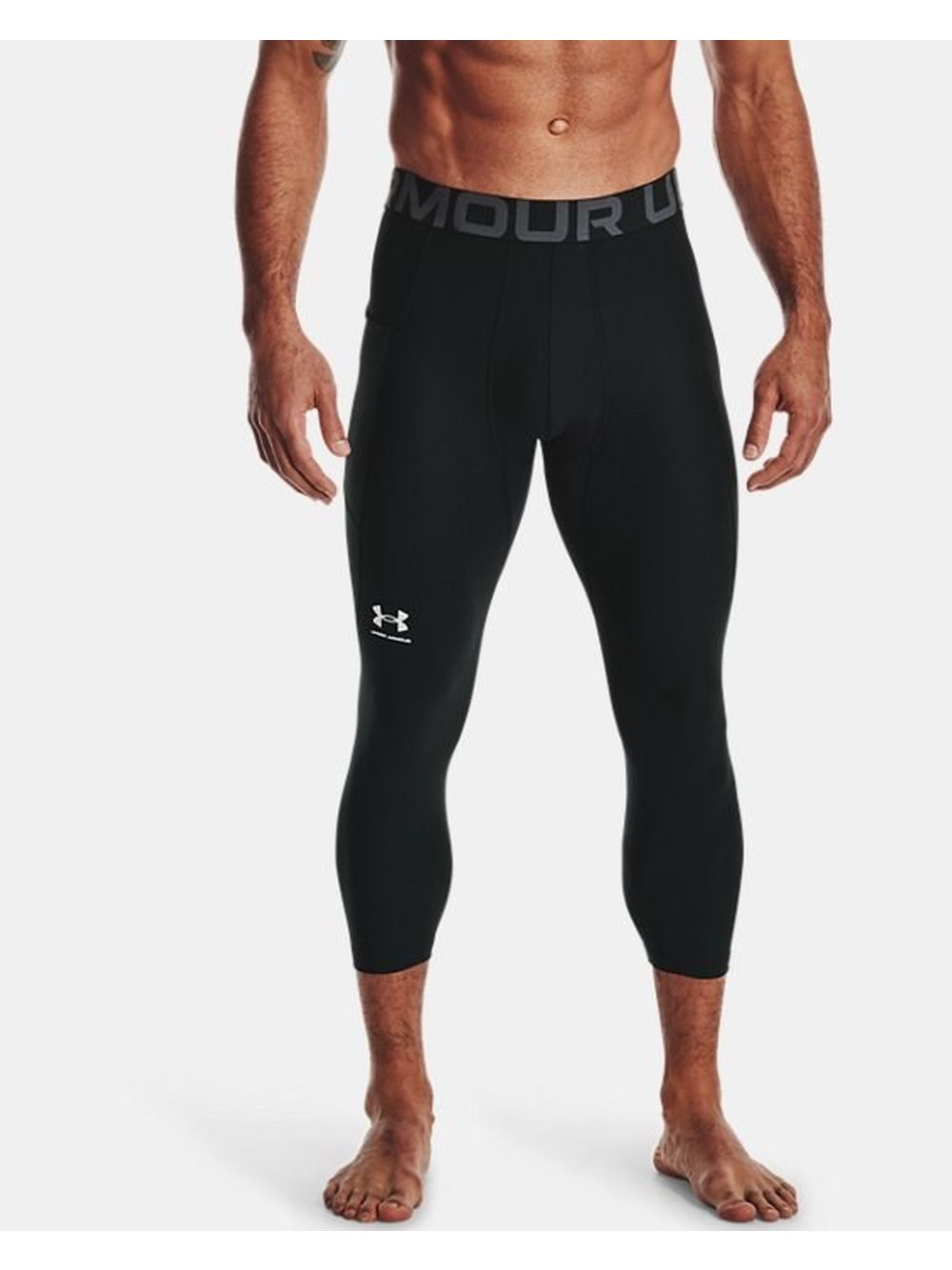 Leggings Under Armour HeatGear Compression 3/4 Uomo - Nero