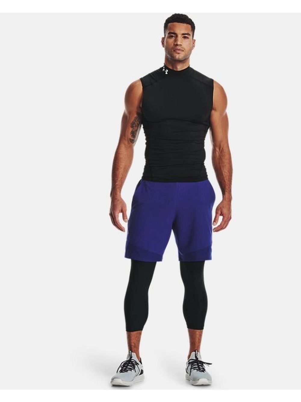 Leggings Under Armour HeatGear Compression 3/4 Uomo - Nero