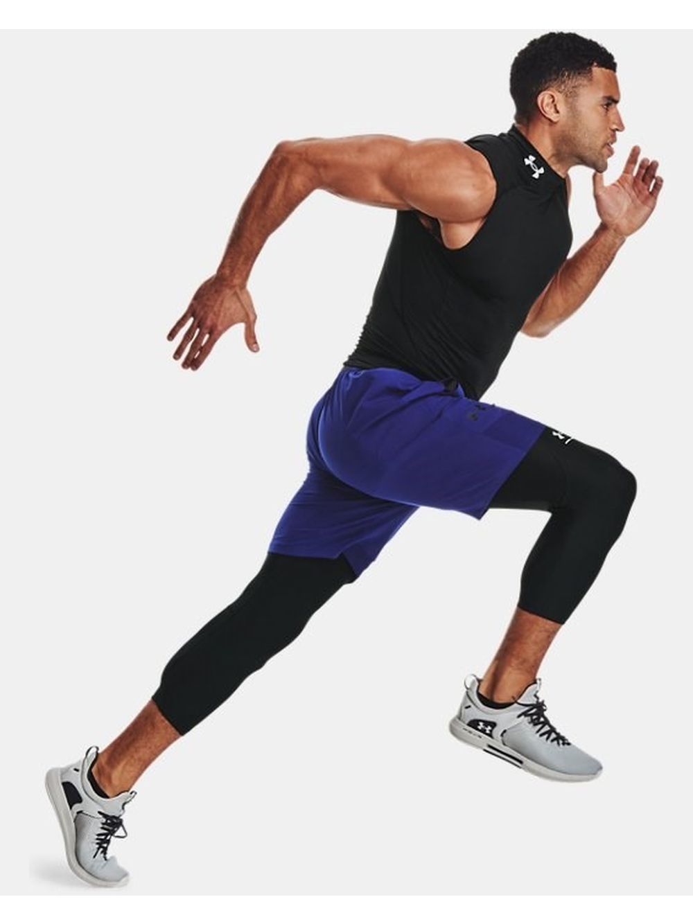 Leggings Under Armour HeatGear Compression 3/4 Uomo - Nero