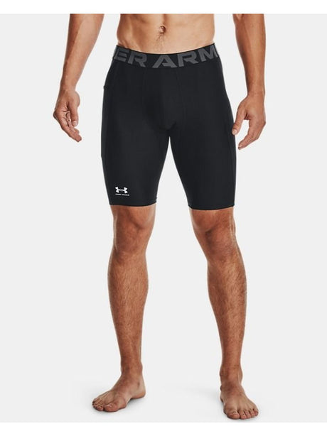 Pantaloncino Sportivo Under Armour HeatGear Compression Pocket Uomo - Nero