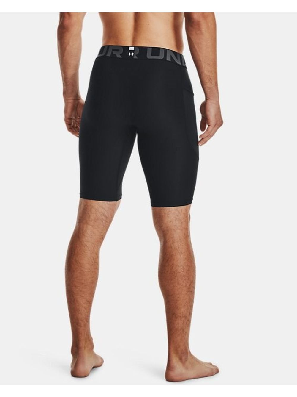 Pantaloncino Sportivo Under Armour HeatGear Compression Pocket Uomo - Nero