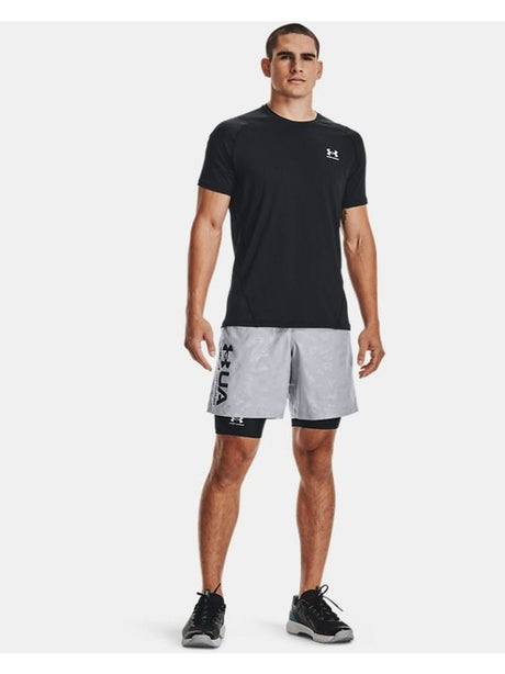 Pantaloncino Sportivo Under Armour HeatGear Compression Pocket Uomo - Nero