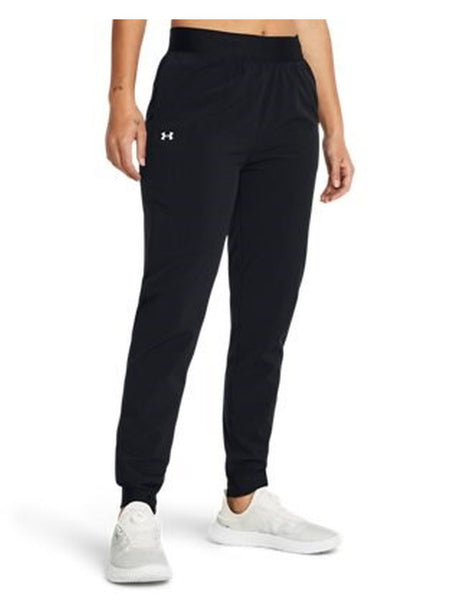 Pantalone Sportivo Under Armour UA RIVAL HI RISE WOVEN Donna - Nero