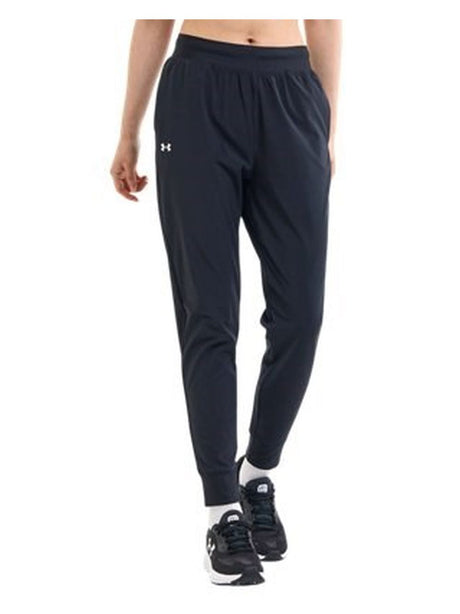 Pantalone Sportivo Under Armour UA RIVAL HI RISE WOVEN Donna - Nero