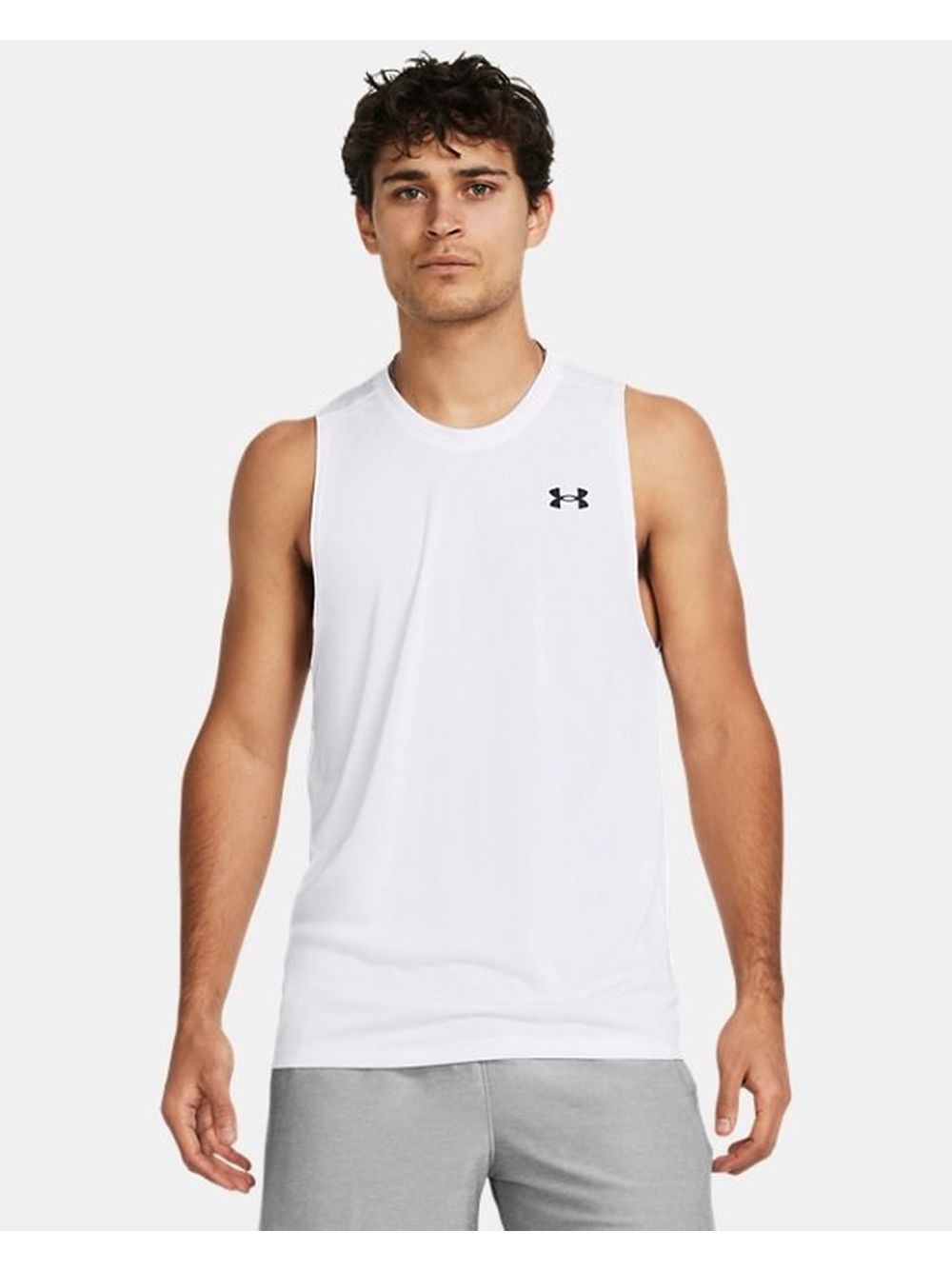 Canottiera Sportiva Under Armour UA TECH Uomo - Bianco