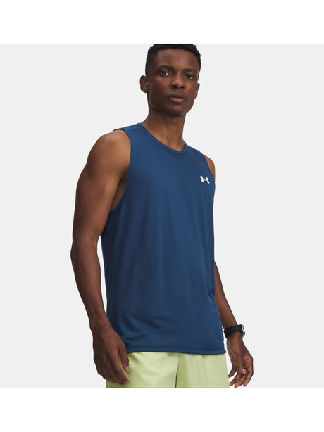 Canottiera Sportiva Under Armour UA TECH Uomo - Blu