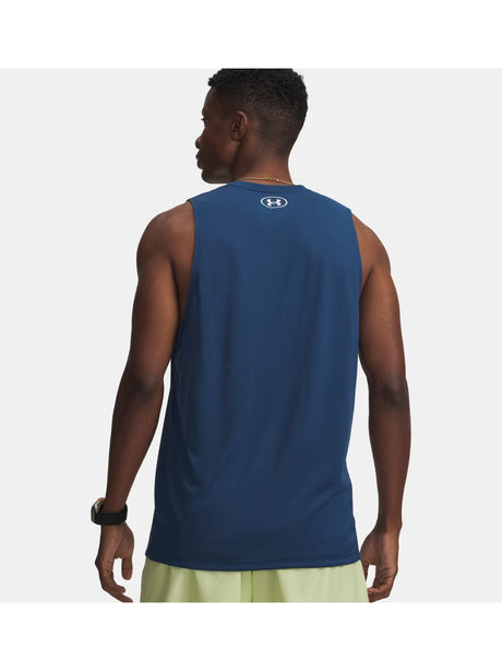 Canottiera Sportiva Under Armour UA TECH Uomo - Blu