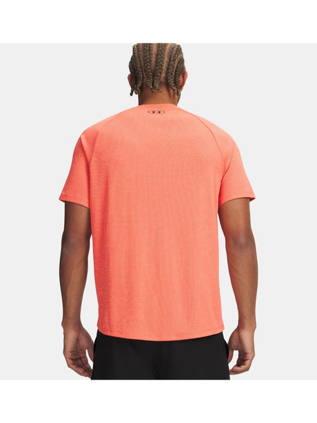 T-shirt Sportiva Under Armour UA Tech Textured Uomo - Arancione