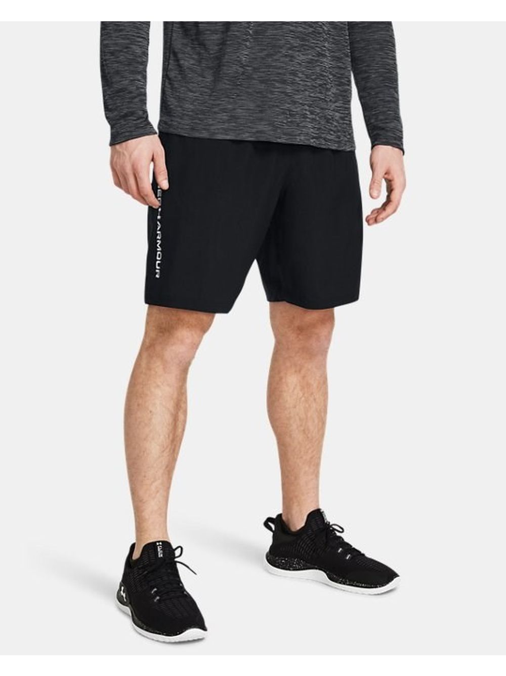 Pantaloncino Sportivo Under Armour UA TECH WOVEN WORDMARK Uomo - Nero