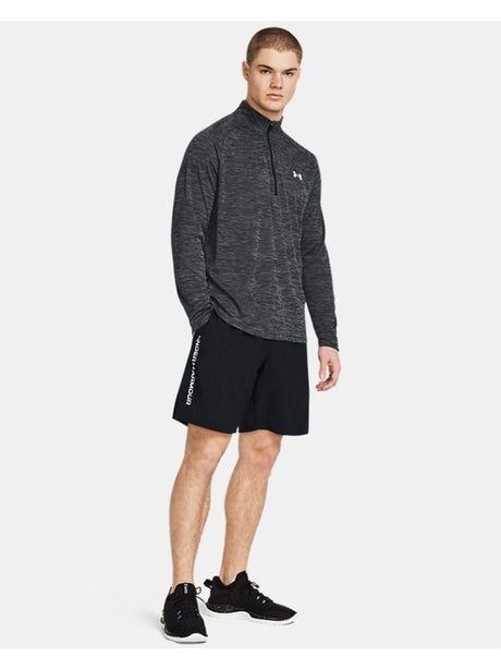 Pantaloncino Sportivo Under Armour UA TECH WOVEN WORDMARK Uomo - Nero