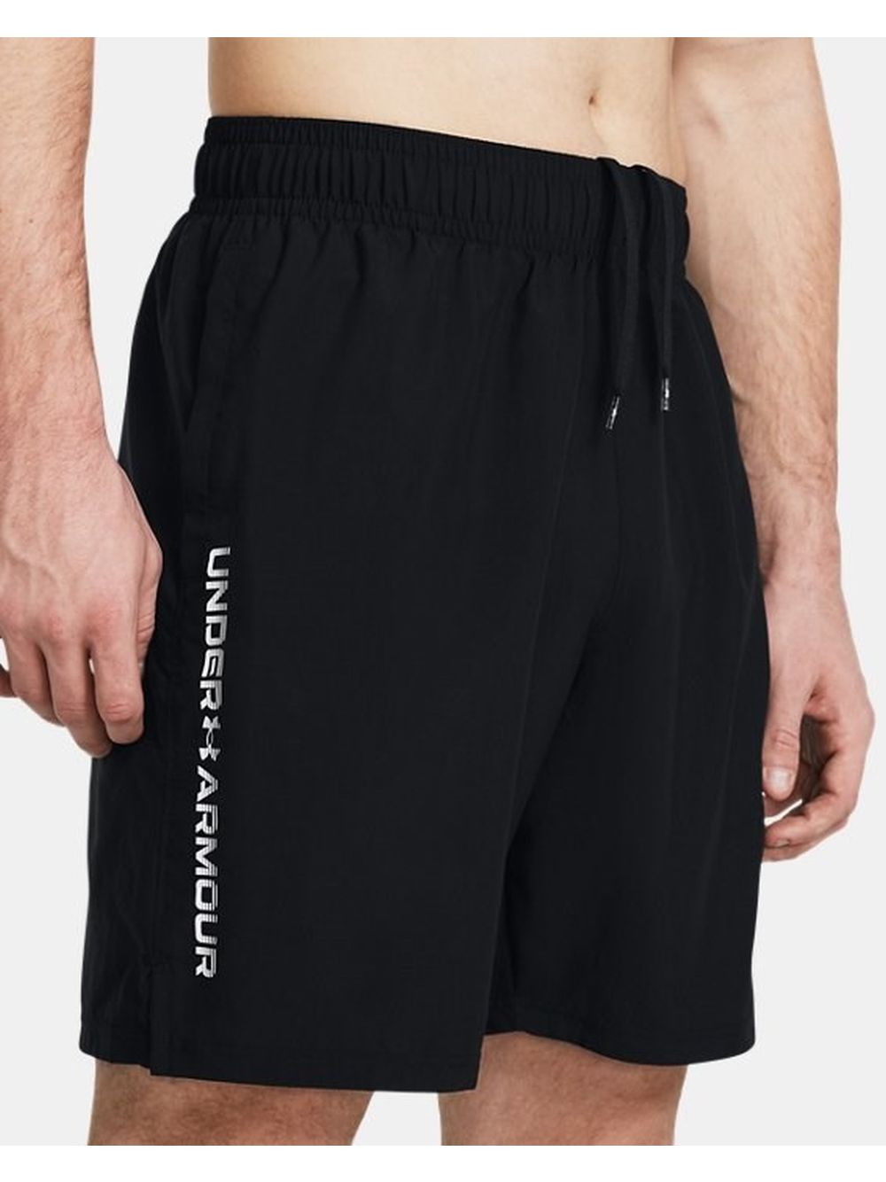 Pantaloncino Sportivo Under Armour UA TECH WOVEN WORDMARK Uomo - Nero