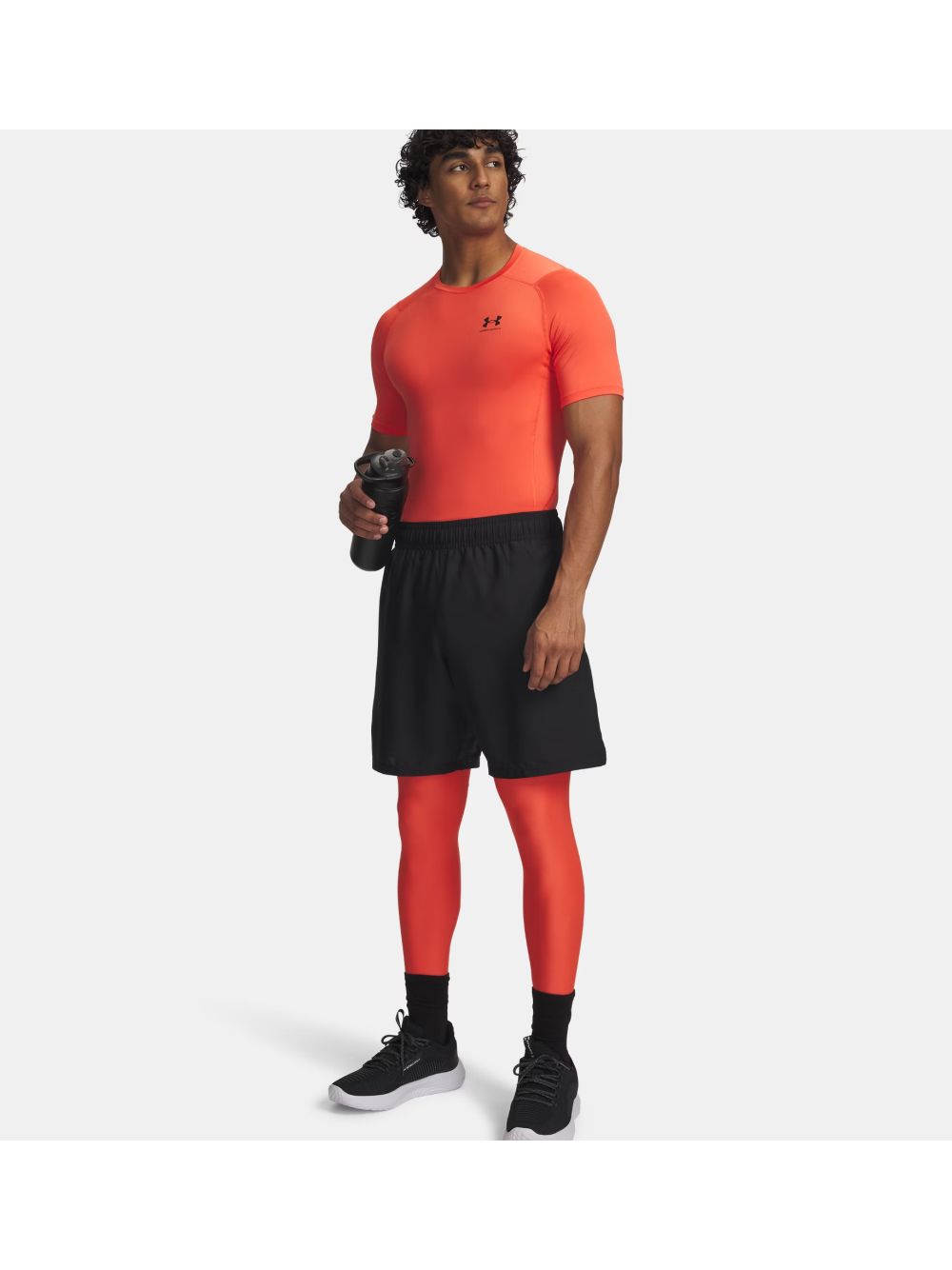 Pantaloncino Sportivo Under Armour UA TECH WOVEN WORDMARK Uomo - Nero
