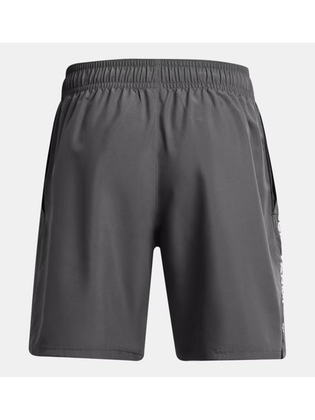 Pantaloncino Sportivo Under Armour UA TECH WOVEN WORDMARK Uomo - Grigio