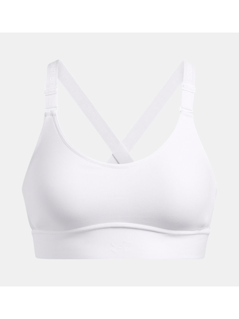Top Sportivo Under Armour UA Infinity 2.0 Mid Donna - Bianco