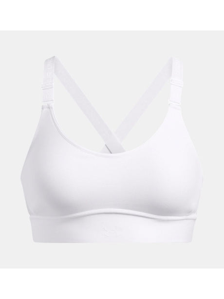 Top Sportivo Under Armour UA Infinity 2.0 Mid Donna - Bianco