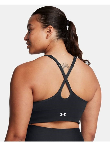 Top Sportivo Under Armour UA Vanish Seamless Low Donna - Nero